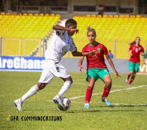 A post from Comfort Owusu, a football player for Hasaacas Ladies and Ghana national team(black princ