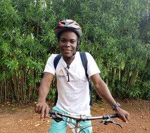 Guide Pius one of our staff