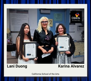 2025 Csarts Award winners for the Reid Gorecki Foundation Scholarship