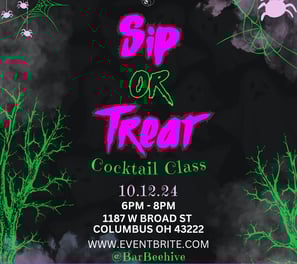 halloween cocktail class columbus ohio