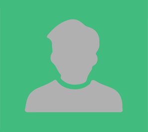 a person with a hat on a green square