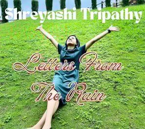 Shreyashi Tripathy, Indian pianist and composer, featured on the emotional and poetic album cover 'Letters from the Rain'