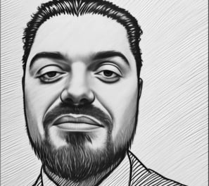 Rafal K. Ciazynski - RKC Digital - Image Portrait - Style Dessin Noir et Blanc