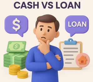 Cash vs loan