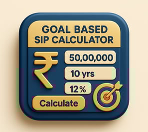 GOAL BASED SIP CALCULATOR