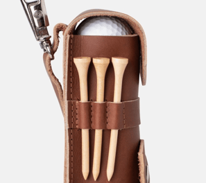 Personalized Leather Golfer's Gift