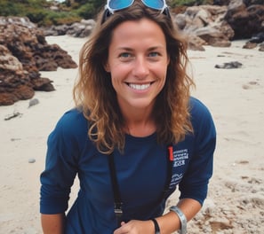 woman smiling wearing denim jacket