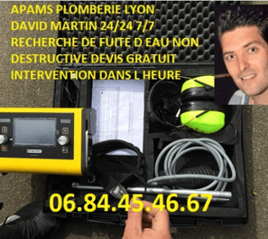 RECHERCHE DE FUITE D EAU DETECTION FUITE LYON