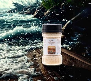 Muối gừng Sahu 100g hũ nhựa rắc