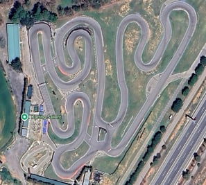 Trazado del Karting Sallent para entrenar con pitbike