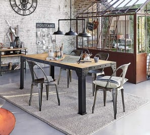 table industriel idée déco