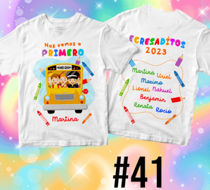 Remera para egresaditos de Jardin de Infantes
