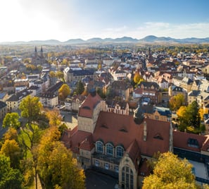 Landau von oben