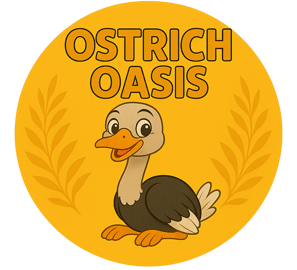 Ostrich Oasis - quirky and eye-catching gifts for ostrich lovers