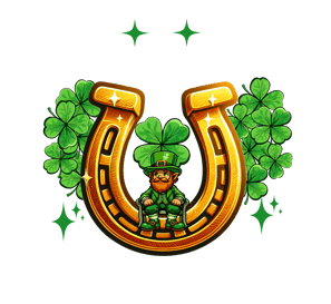a st patrick's day card with a lepreite