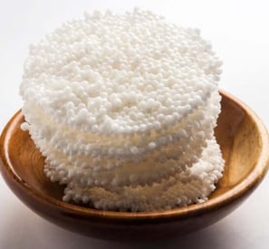 bowl of sabudana papad