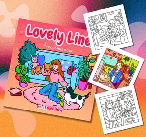 Lovely Lines Coloring Book