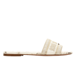 Dior DWAY Cotton Sandals flat