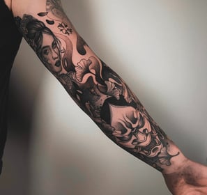 Best japanese sleeve tattoo kaunas