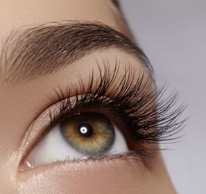 maquillage, extension de cils