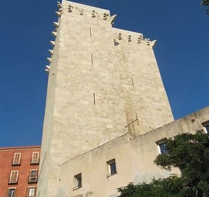 Elephant Tower in the historic centre of Cagliari