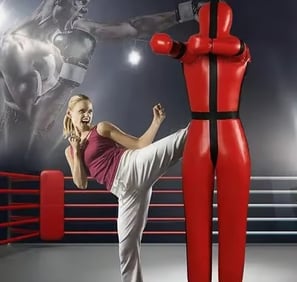 punching dummy, training dummies