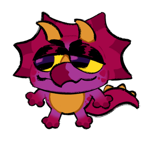 Wolf's Mascot - Triceratops