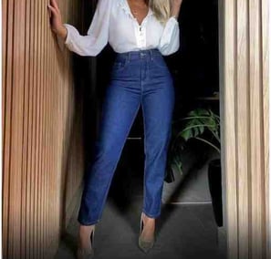 CALÇA MOM