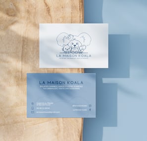 Carte de visite pour l'entreprise La Maison Koala