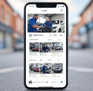 Google Business Profile for Leeds garage, optimised by local SEO expert