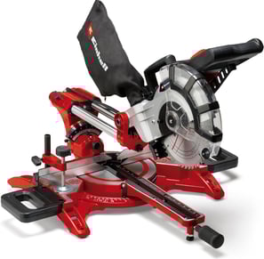 Einhell Scie à onglet radiale TC-SM 2131/1 Dual (max. 1 800 W, 4 900 tour/min, système de glissière 