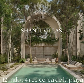shanti villas, comprar villa en tulum, casas de lujo en riviera maya, new developments tulum