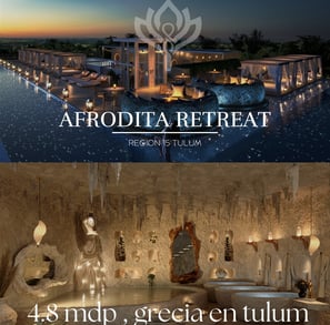 afrodita retreat tulum, mexico luxury villas, beachfront condos riviera maya, tulum real estate
