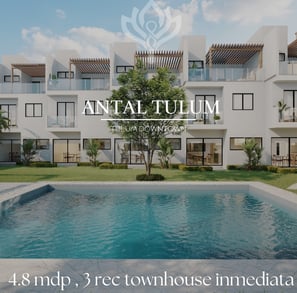 antal tulum, casas en venta en tulum entrega, cuanto cuesta un departamento de lujo en tulum.