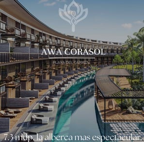 awa corasol preventa departamento campo de golf nick price beachclub alberca laguna