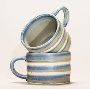 handmade cup and mugs by Perry Pottery