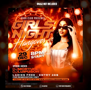 a flyer for a nightclub or club party