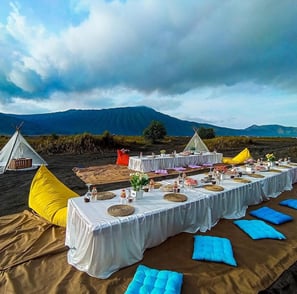 Breakfast picnic di Bromo