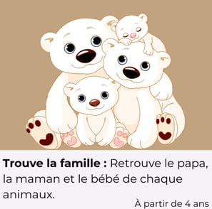 jeu de reconnaissance animal