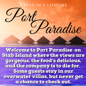Port Paradise Murder Mystery Box