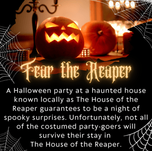 Fear the Reaper Halloween Murder Mystery Box