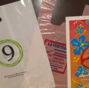 diversas bolsas para tiendas