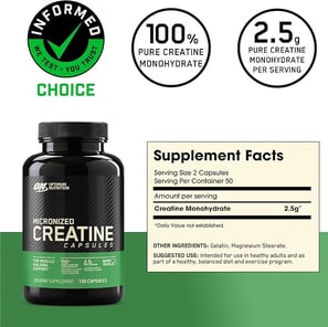 Creatine Monohydrate Capsules