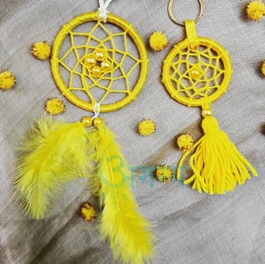 agamya yellow dreamcatcher
