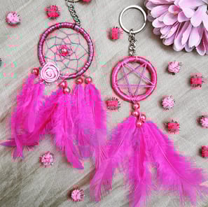 agamya pink dreamcatcher