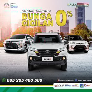 Promo Bunga 0% Kalla Toyota