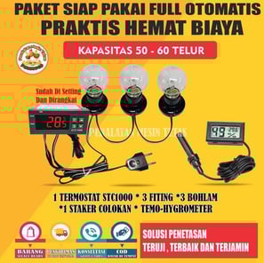 Mesin tetas otomatis berkualitas tinggi dari Mesin Tetas Nusa Tech