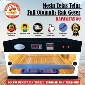Mesin tetas otomatis berkualitas tinggi dari Mesin Tetas Nusa Tech