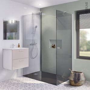 douche à l'italienne pour salle de bain