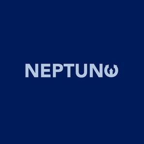 identidad corporativa logo de neptuno tienda de perfumes y cosméticos
